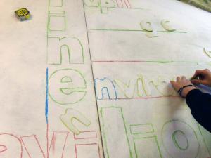 1-Using-stencils-to-transfer-the-writing-to-the-boards