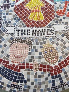 10 Detail from the large mosaic finished