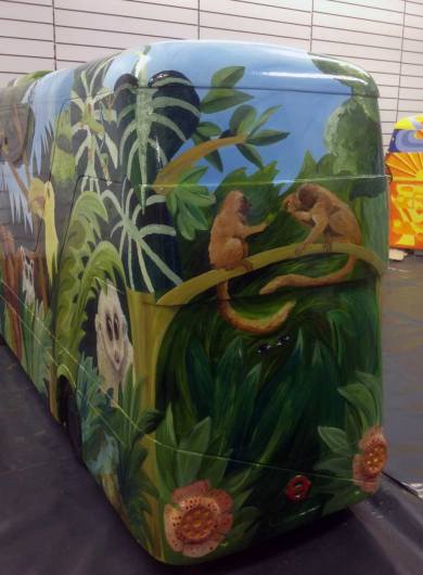 Finished-front-of-bus