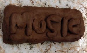 Clay-music-plaque